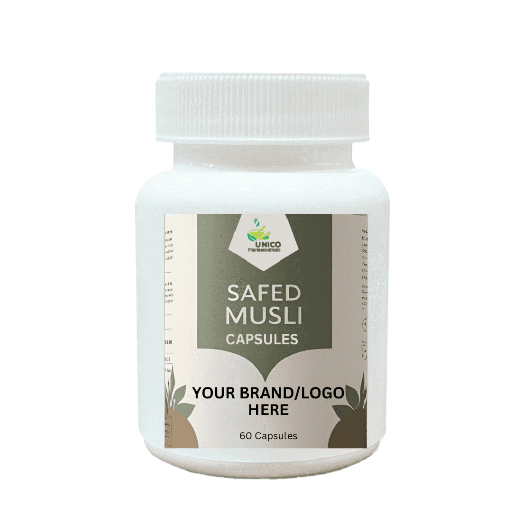 Safed Musli Capsules | Unico Pharmaceuticals