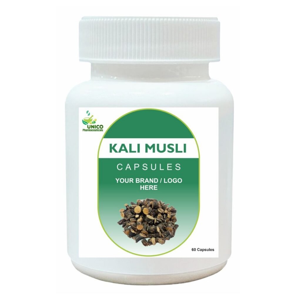 Kali Musli Capsules | Unico Pharmaceuticals