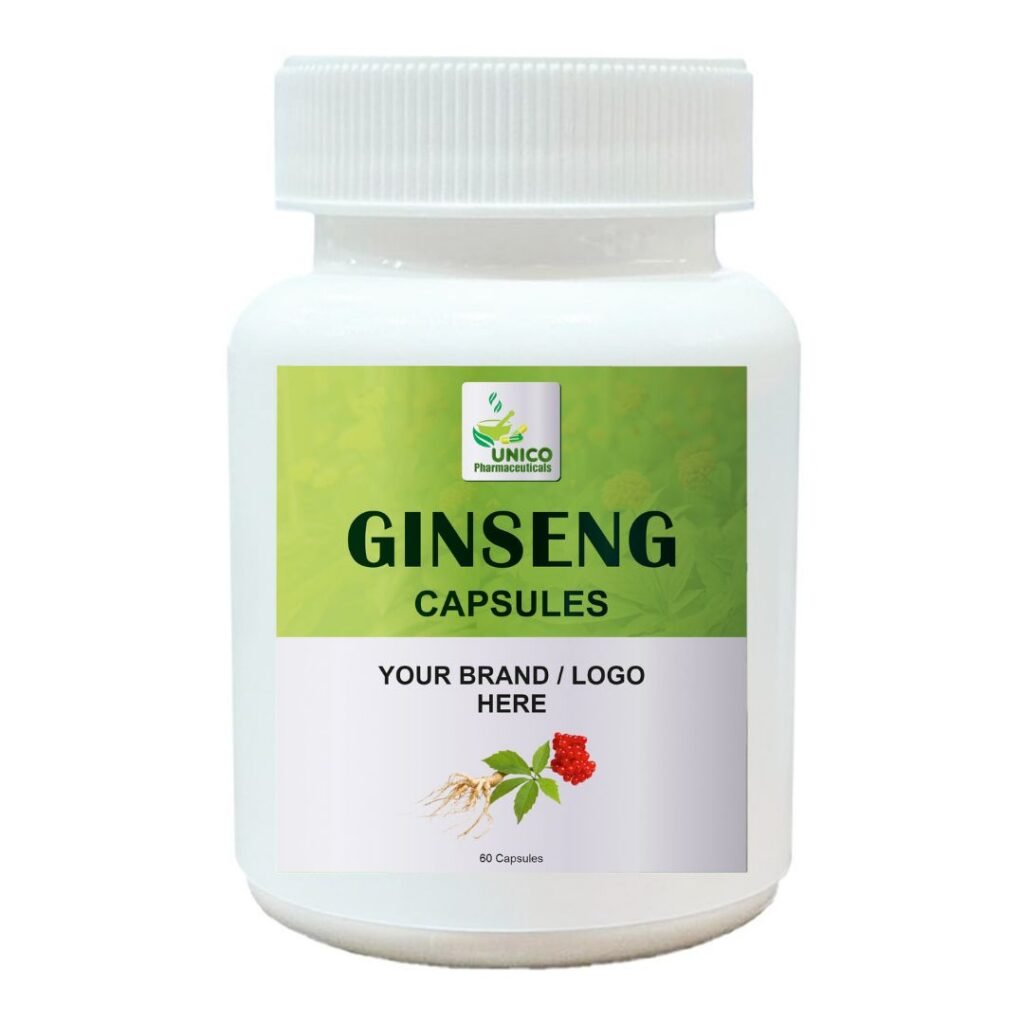 Ginseng Capsules | Unico Pharmaceuticals