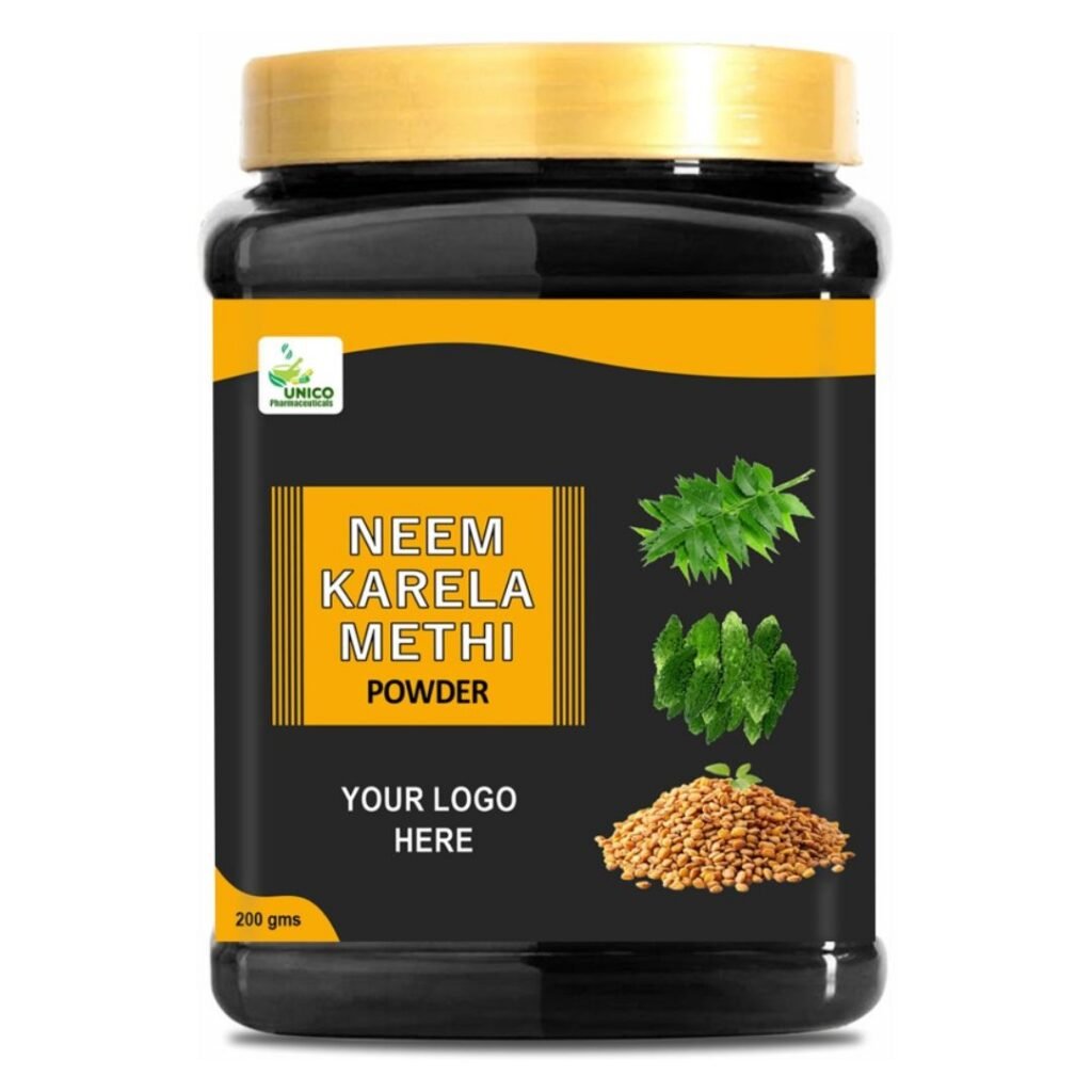 Neem Karela Methi Powder | Unico Pharmaceuticals