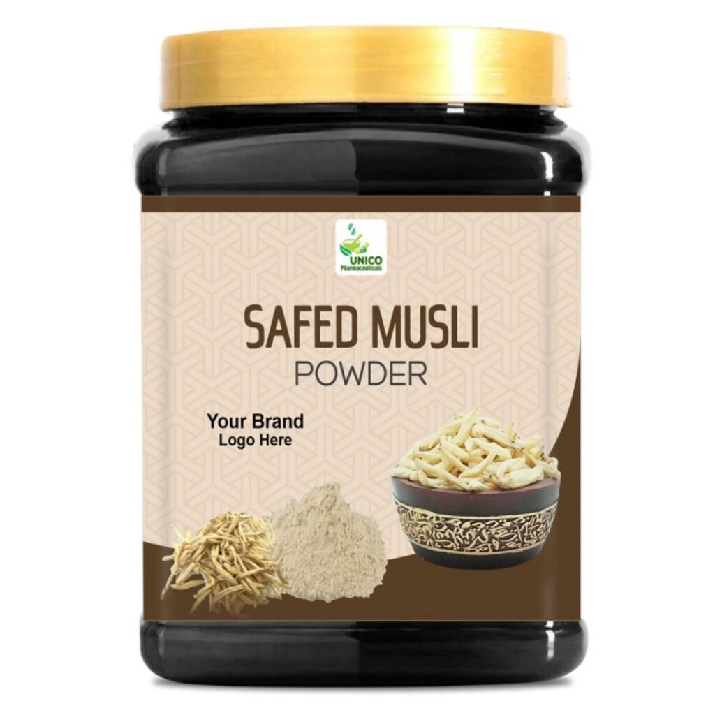 Safed Musli Powder | Unico Pharmaceuticals