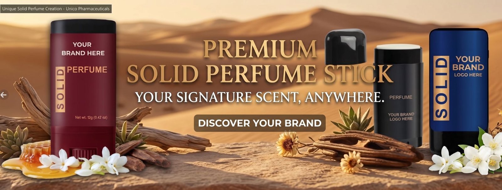 Premium Solid Perfume Stick for Private Label Brands