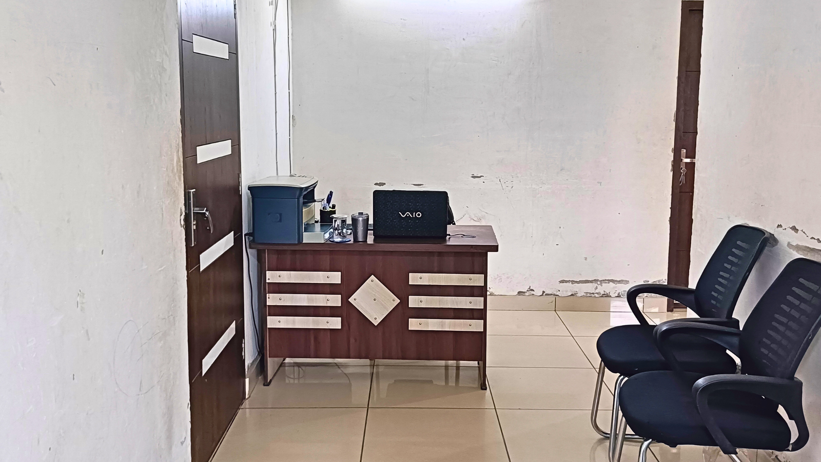 Reception Area at Pharmaceutical Manufacturing Company