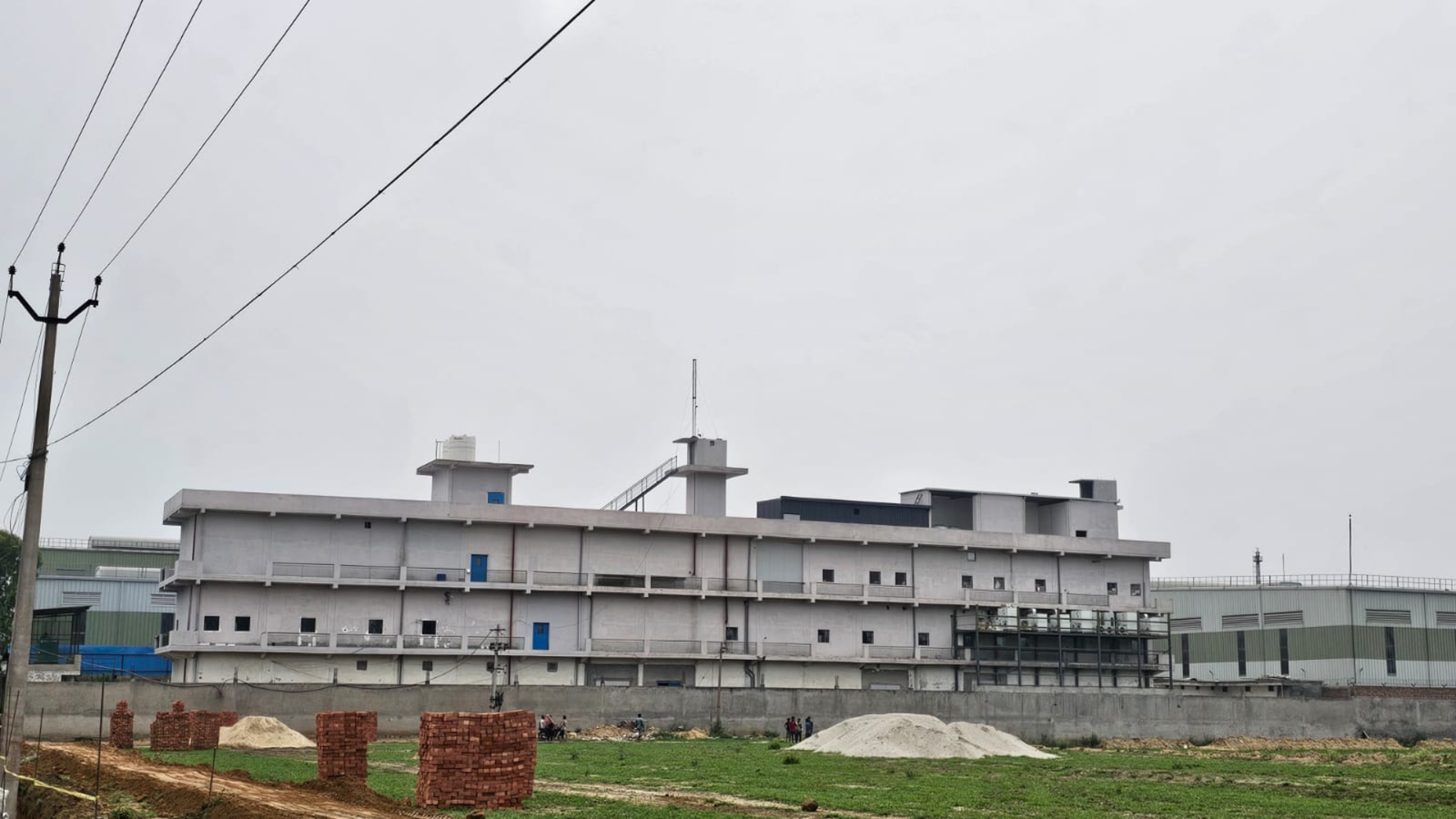 Pharmaceutical Manufacturing Company Factory Exterior in India