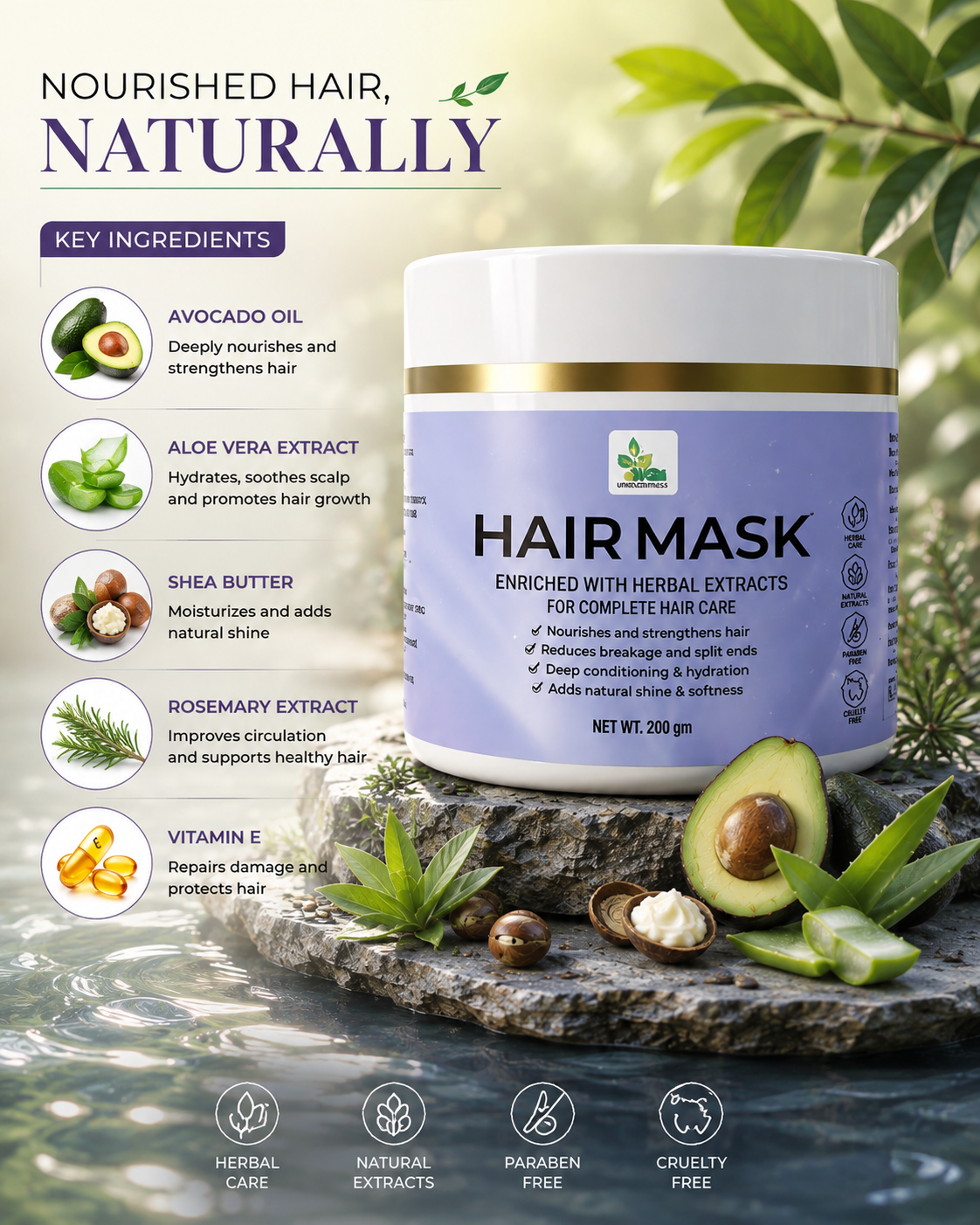 Hair Mask Manufacturer in India - Unico Pharmaceuticals