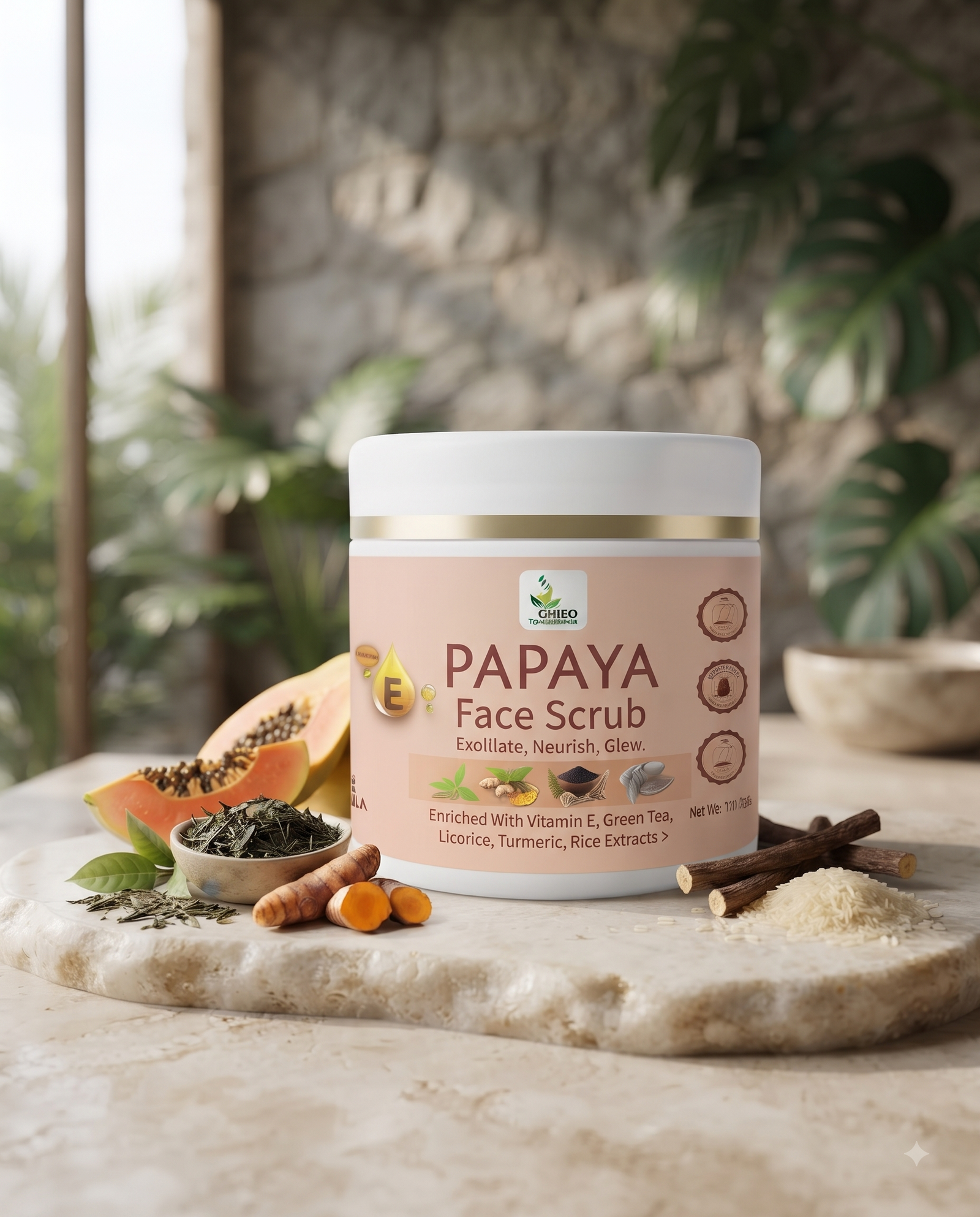 Papaya Face Scrub Manufacturer in India