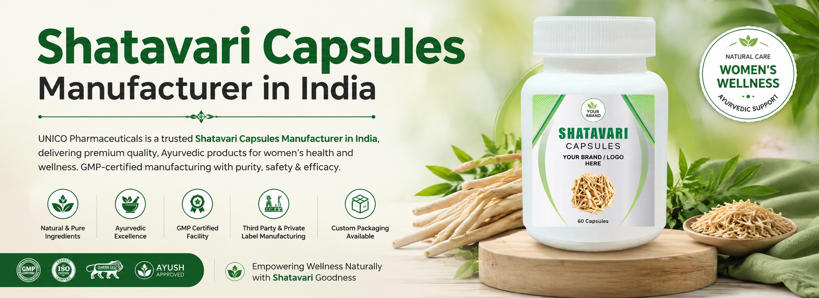 Shatavari Capsules Manufacturer in India