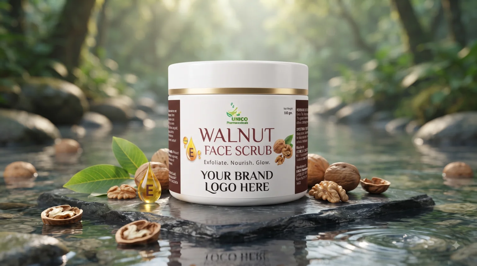 Walnut Face Scrub