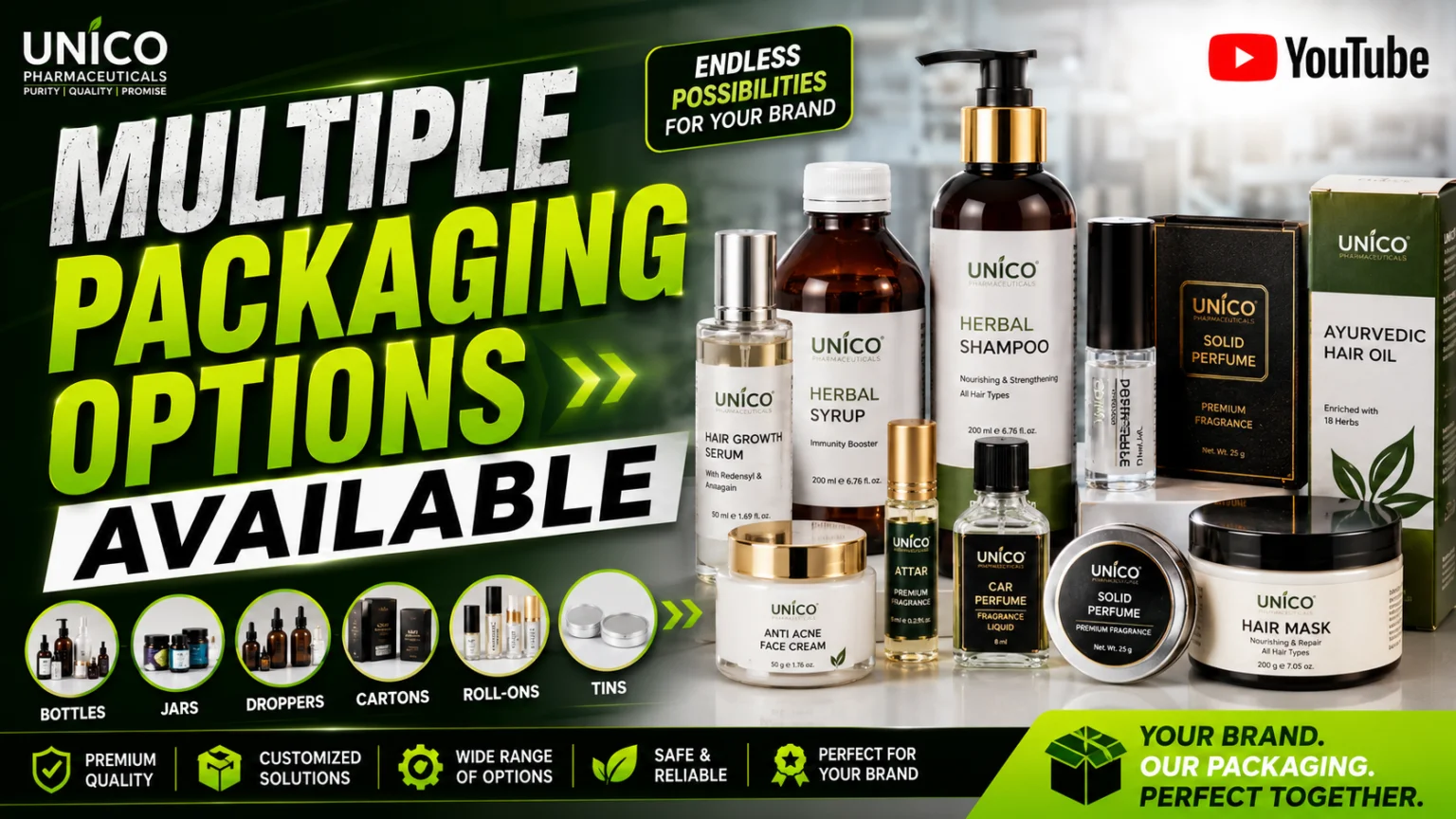 Multiple Packaging Options