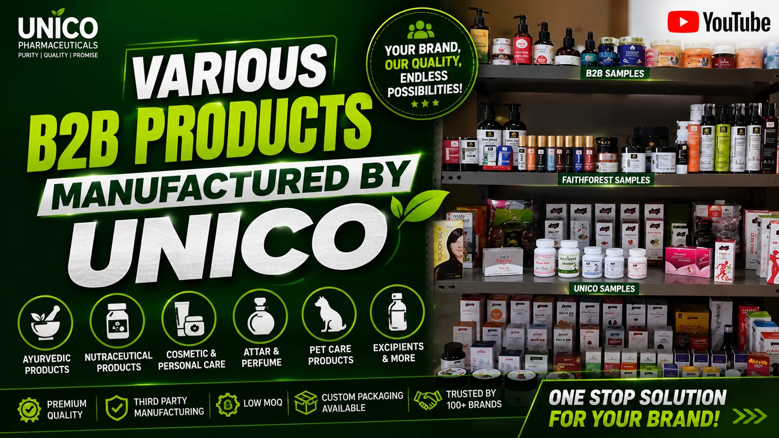 B2B Products Manufacturing at Unico Pharmaceuticals