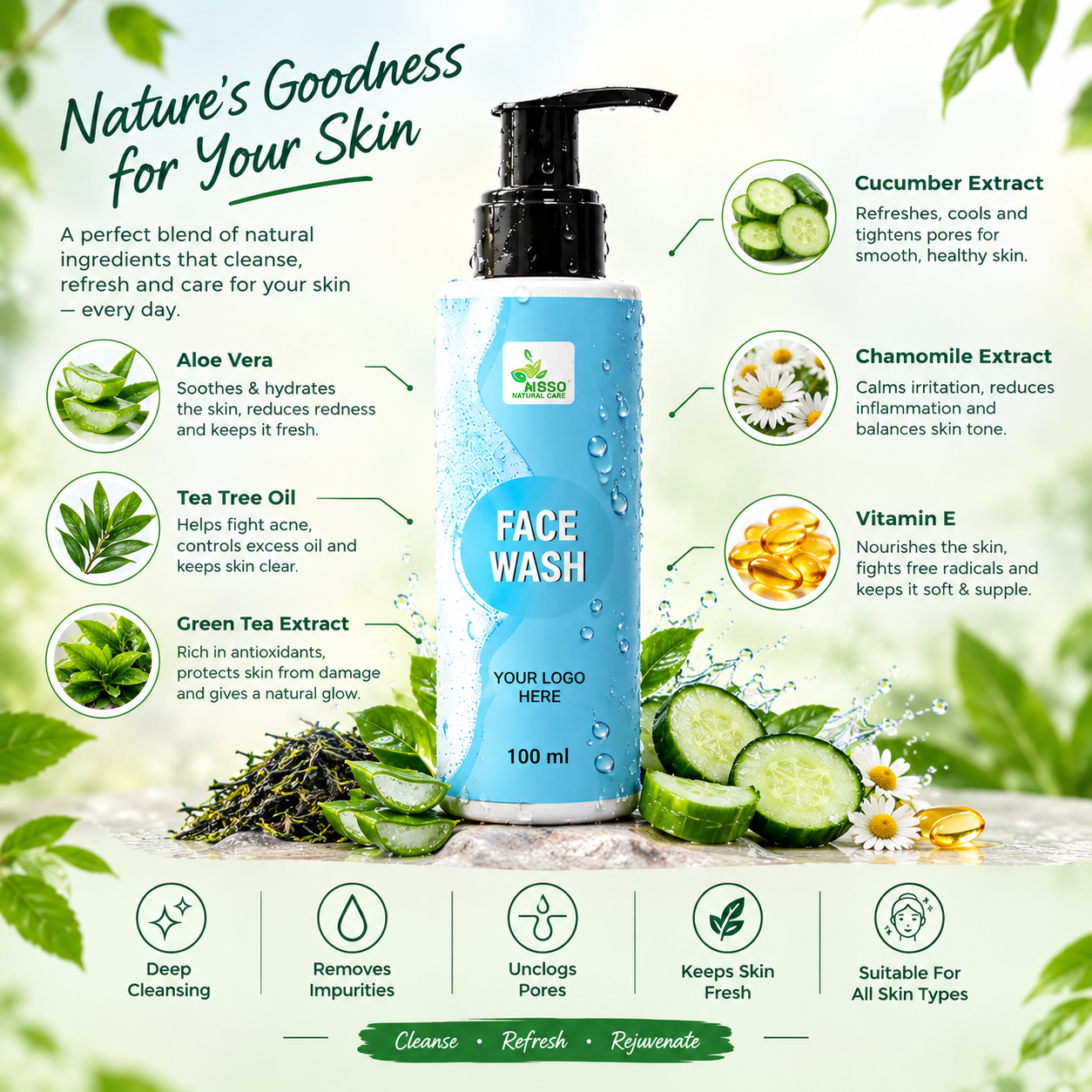 Face Wash Manufacturer in India - Unico Pharmaceuticals