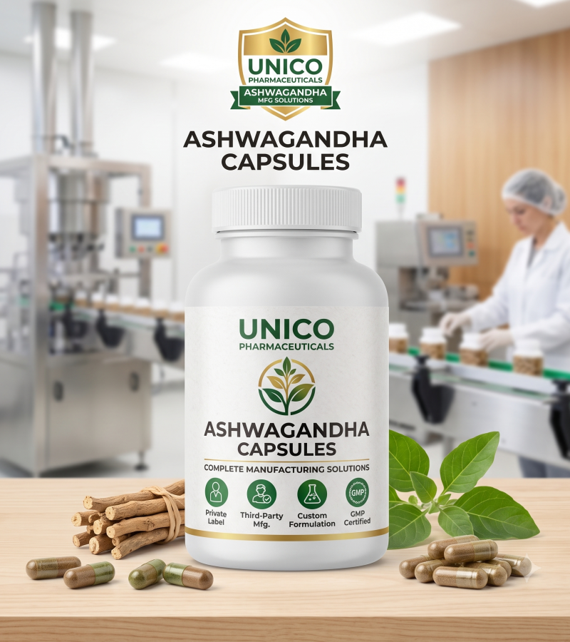 Premium Ashwagandha Capsules Manufacturer in India